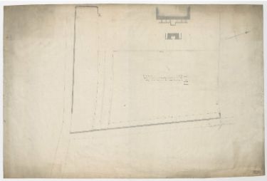 Measures of the vacant ground between the Union Grinding Wheels and the footway leading to the Iron Bridge, [1831]