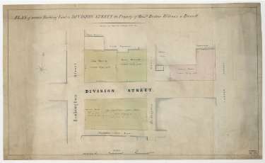 Plan of certain building land the property of Messrs Brittain, Wilkinson and Brownell