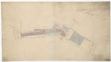 Plan of the property situate between Far Gate [Fargate] and Norfolk Street which formerly belonged to Cornelius Eddes but is now the property of Charles Wilson