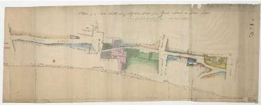 Plan of a new street along Fig Tree Lane from York Street to West Bar
