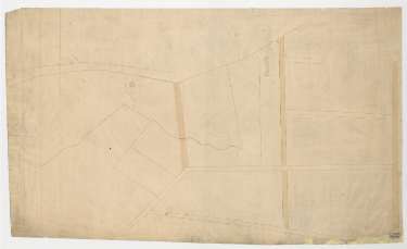 Glossop Road. Outline of Thomas Holys' land between Western Bank and Wilkinson Street, [1806]