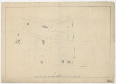Glossop Road. Outline of Thomas Holy’s land, [1820]
