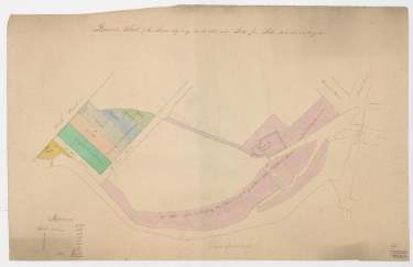 Bennett's Wheel and the land adjoining as divided into lots for sale, The Moor, [1819]