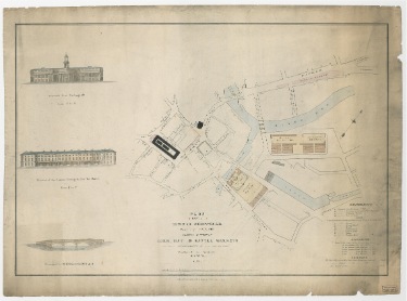 Plan of part of the town of Sheffield, comprising the site of the present and proposed corn, hay and cattle markets, also various improvements connected with the latter
