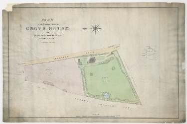 Plan of the freehold estate at Grove House [Pitsmoor Road] as divided for sale