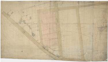 Piece of land of Thomas Blagden [Rock Street], on a plan with street widening and street making schemes, measured for the Duke of Norfolk, [1803]