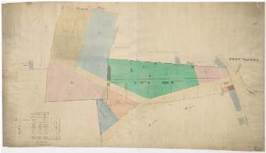 St Philip's Road. David Doncaster&rsquo;s land at Port Mahon, in lots, [1828 - 1829]