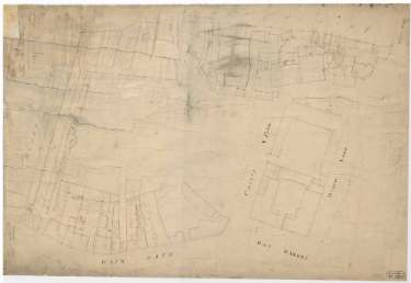 Sheffield - Wain Gate, Castle Folds, Hay Market and Dixon Lane, c. 1790