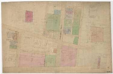 Land of Thomas Holy and others between West Street and Carr Lane set out for building, [1812 - 1818]