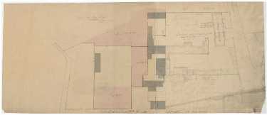 The Roscoe Place property, to which has been pasted a plan of premises in Hoyle Street, [1807], 1816