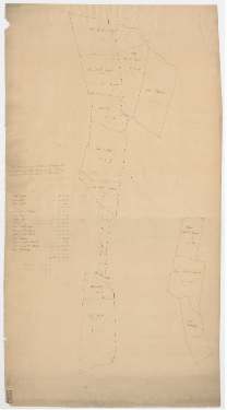 A Survey of an estate at Dodworth purchased by William Parker of John Perkins, measured with Richard Birks.