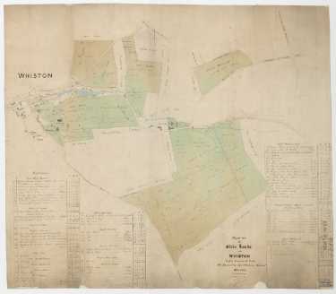Plan of the Glebe Lands at Whiston in the county of York