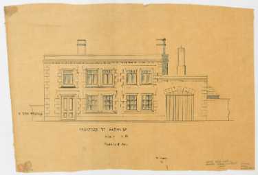 Smithfield Market - frontage to Blonk Street (Sheffield Testing Works and Inspection Bureau)