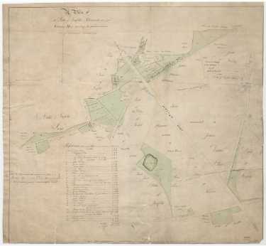 A plan of the Duke of Norfolk's Allotments on Grenno Moor describing the present divisions