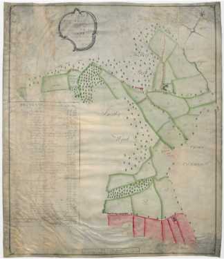 A map of Hesley Farm in the Parish of Ecclesfield and County of York, the property of the Duke of Norfolk