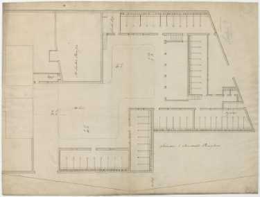 Possibly stables, etc for the proposed Tontine Inn,  c. 1780 - 1785