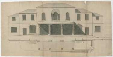 Possibly design for the proposed Tontine Inn,  c. 1780 - 1785