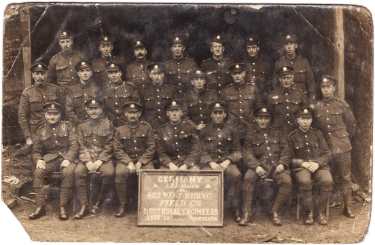 29th Division of 455th West Riding Field Company, Royal Engineers, no. 3 Section at Burscheid, Germany