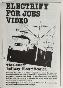 Electricity for Jobs - the Case for Railway Electrification