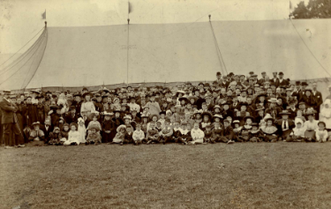 Sheffield Smelting Company Limited - staff outing to Grindleford, Derbyshire to celebrate the wedding of Oliver Wilson to Dorothea Cooper