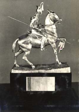 Regimental statuette. Lancer, made by Walker and Hall