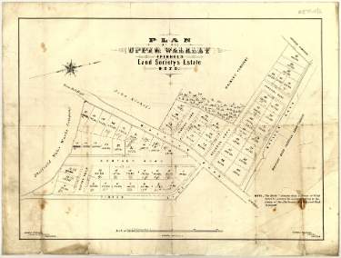 Plan of the Upper Walkley Freehold Land Society's Estate