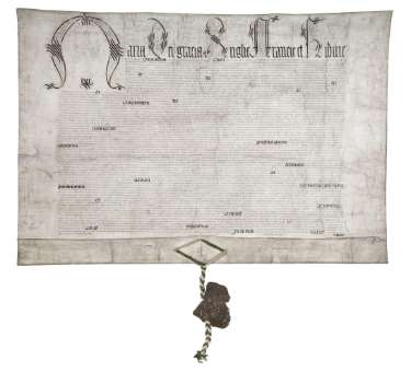 Letters Patent of Queen Mary incorporating the Twelve Capital Burgesses and Commonalty of Sheffield.