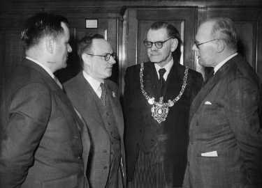John Henry Bingham, Lord Mayor of Sheffield, 1954-1955: National Union of Teachers, meeting, City Hall