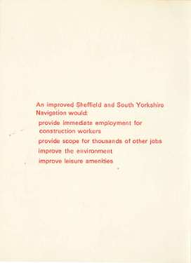South Yorkshire County Council Christmas card - South Yorkshire Waterways (2 of 3)
