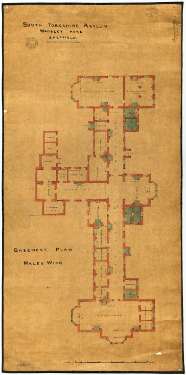 Wadsley Asylum / Middlewood Hospital - basement plan