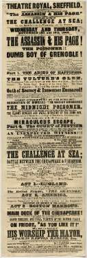 Theatre Royal playbill: The dream spectre!, 15 - 16 Nov 1848