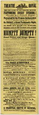 Theatre Royal playbill: Humpty Dumpty, [Jan 1858]