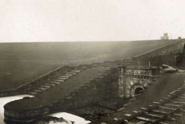 Construction of the Ewden Valley reservoirs (either More Hall or Broomhead)