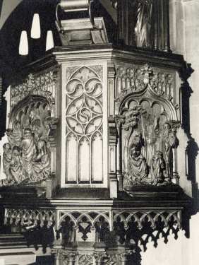 Pulpit, St. Maries Roman Catholic Cathedral, Norfolk Row