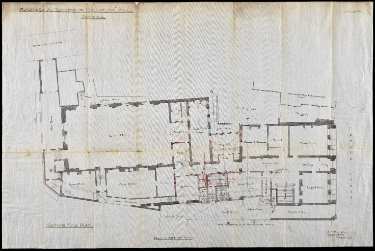 Cutlers Hall, Church Street, ground floor plan of alterations