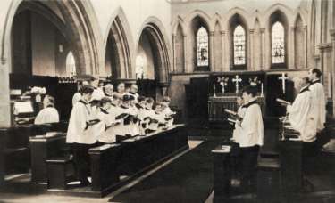 Choir, All Saints C. of E. Church, Ecclesall Road South