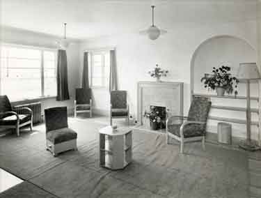 Nurses sitting room, Johnson Memorial Home