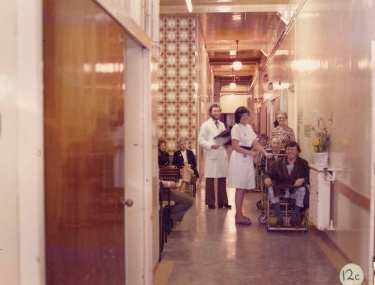 Waiting room area, Royal Hospital, West Street