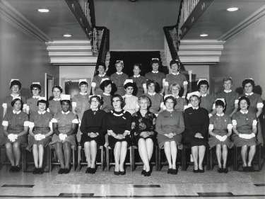 Nurses prizegiving, Clock Tower building, City General Hospital (latterly known as the Northern General Hospital, Fir Vale