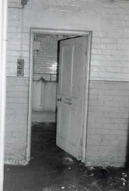 Vagrants toilet (Casuals lavatory), Sheffield Union Workhouse (latterly the City General Hospital and the Northern General Hospital), Fir Vale