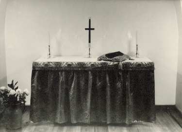 Altar, St. Christopher's Chapel, City General Hospital (later the Northern General Hospital), Fir Vale