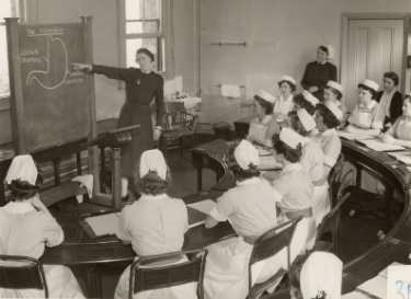 Nurse Training Centre, Ward 14, City General Hospital (later the Northern General Hospital), Fir Vale, c.1950s