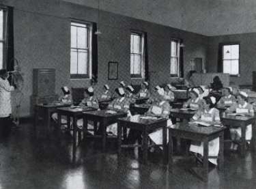 Nurses school, City General Hospital (later the Northern General Hospital), Fir Vale, c.1950s