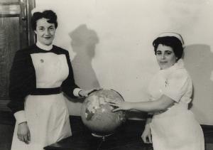 Sister and student nurse, City General Hospital (later the Northern General Hospital), Fir Vale, c.1950s