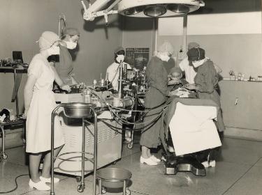 Operating theatre, City General Hospital (later the Northern General Hospital), Fir Vale