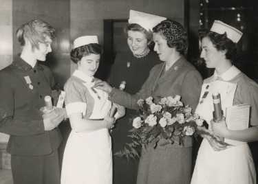 Nurses prizegiving at the City Hall, City General Hospital (latterly the Northern General Hospital), Fir Vale