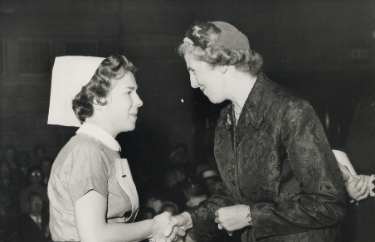 Nurses prizegiving, City General Hospital (later known as Northern General Hospital), Fir Vale