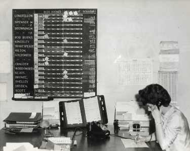 General office, City General Hospital (later known as Northern General Hospital), Fir Vale