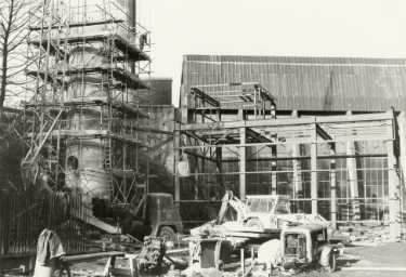 Construction of new boiler house, Northern General Hospital, Fir Vale