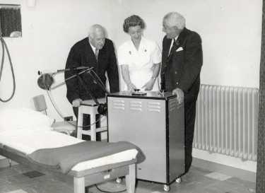 Opening of new Physiotherapy Department, City General Hospital and (later known as the Northern General Hospital), Fir Vale